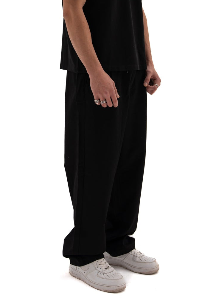 Black tailored Straight fit pants