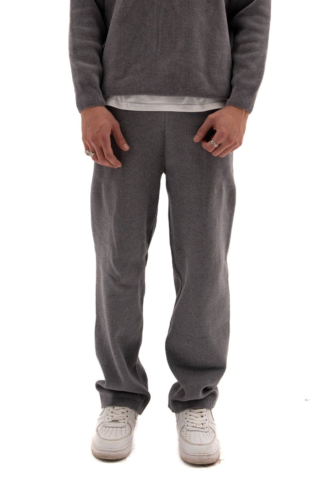 Grey Knit Wool pants