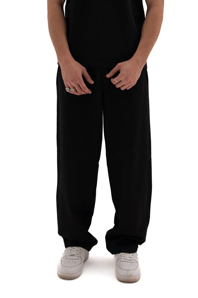 Black tailored Straight fit pants