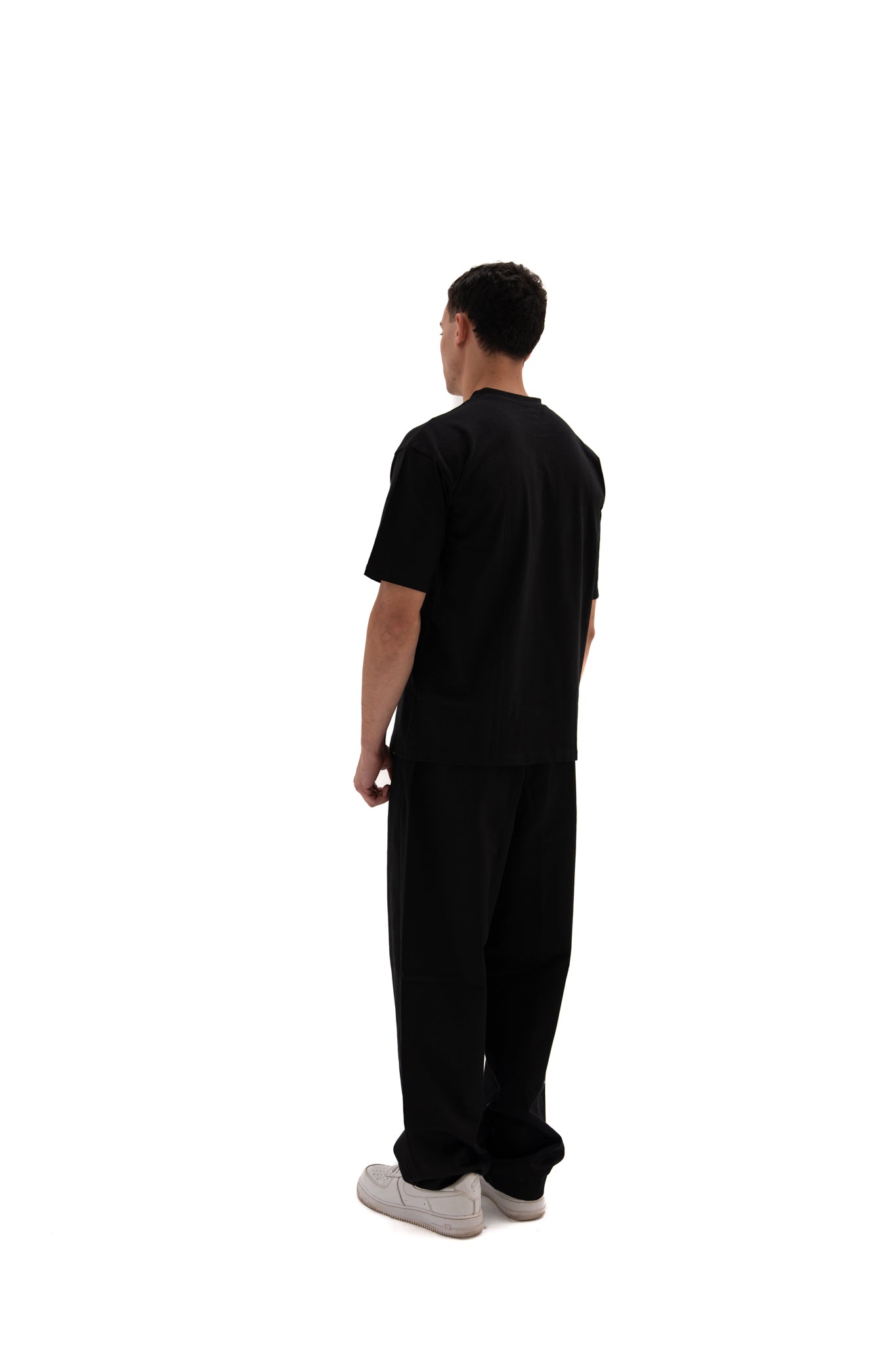 Black tailored Straight fit pants