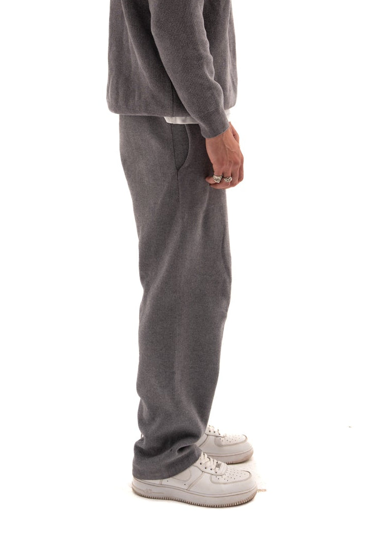 Grey Knit Wool  pants