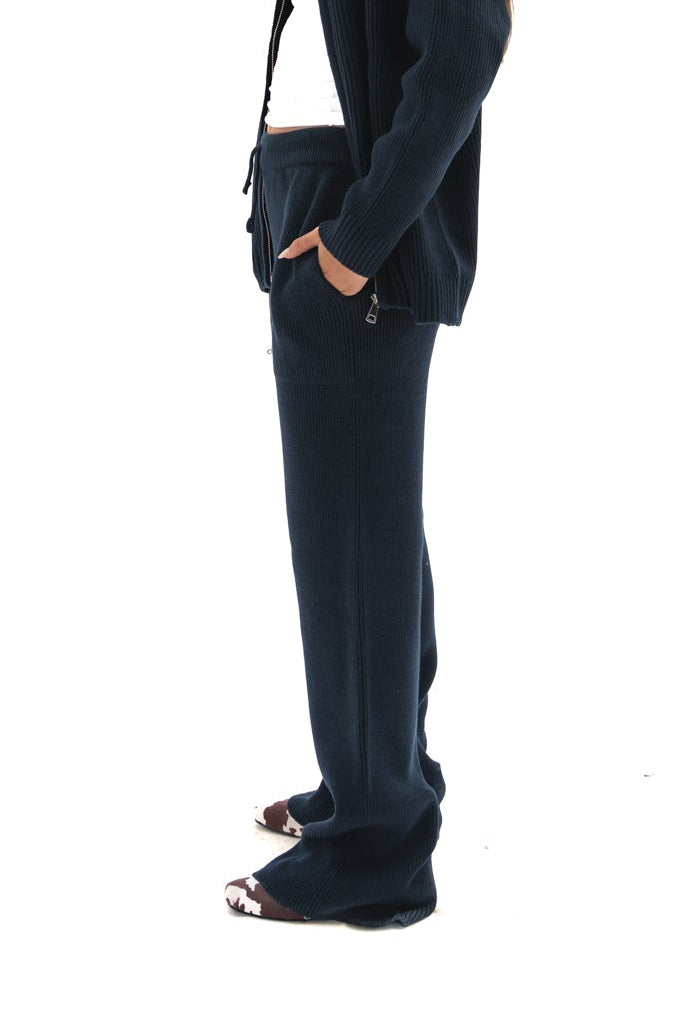 Navy Knit pants