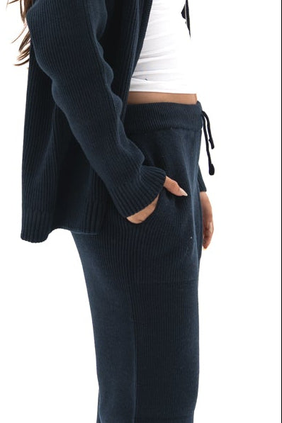 Navy Knit pants